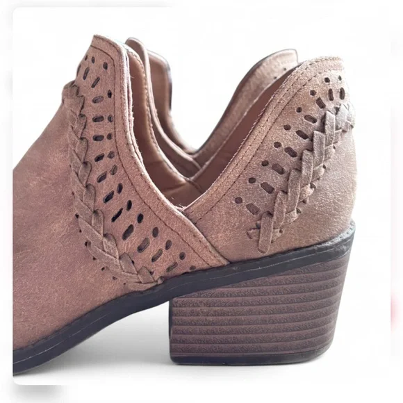 Fergalicious Taupe Ankle Booties - Picture 2 of 5